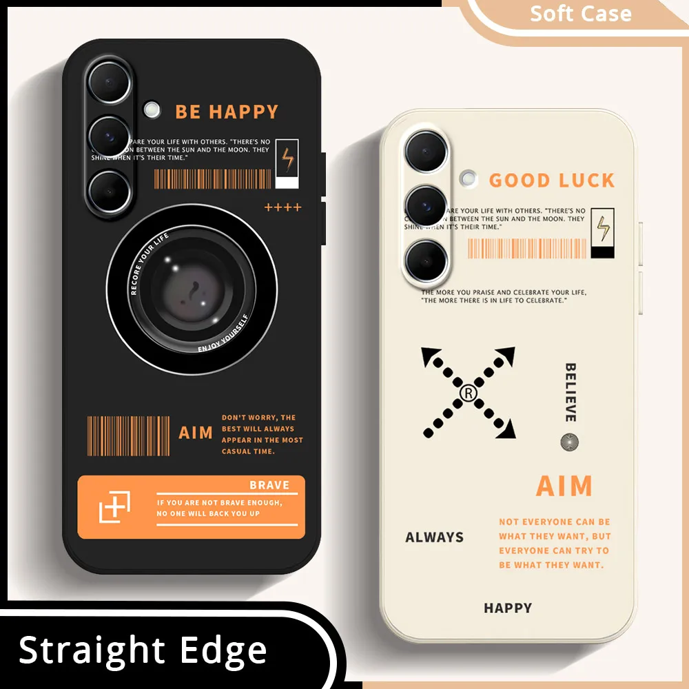 Funda para Samsung Galaxy A54, A55, A35, A34, A15, A25, A14, A33, A53, A73, 5G, A13, A24, funda de teléfono a prueba de golpes, silicona suave, TPU, moda - imagen 3