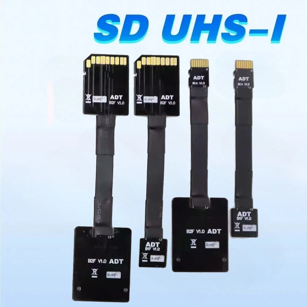 Tarjeta SD SD SDHC SDXC UHS-I MicroSD TF de alta velocidad Cable de extensión Flexible suave adaptador de lector de tarjetas de memoria FPC 5CM 10CM 15CM 20 30CM - imagen 2