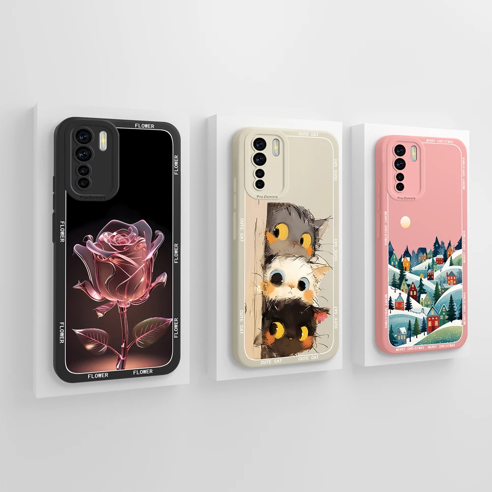 Funda de teléfono para Oppo Reno3 Pro 4G 5G, protección de cámara de dibujos animados, funda de silicona suave para Oppo Reno 3 Pro, parachoques de alta calidad