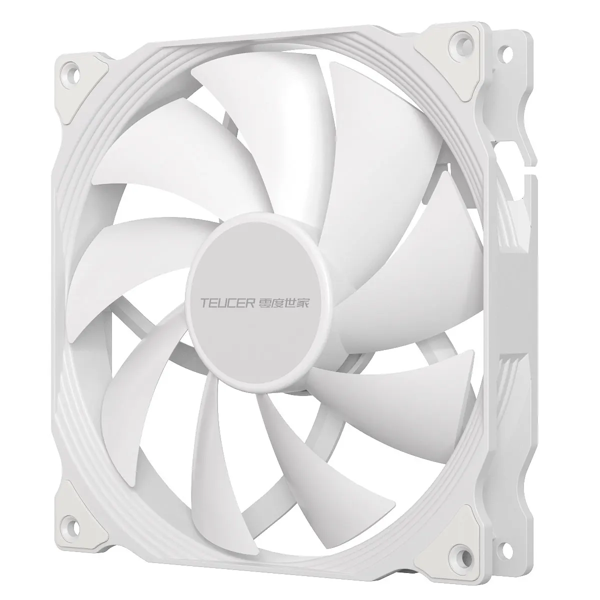 TEUCER 14cm ventilador con cubierta 4PIN PWM rodamientos hidráulicos 12V ventilador de refrigeración de PC de alto rendimiento disipación de calor del chasis de la computadora - imagen 3