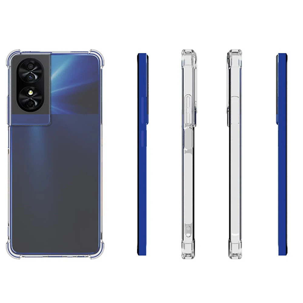 Funda de TPU suave con Esquinas reforzadas, cubierta trasera a prueba de golpes para TCL 50 SE 50SE 4G 501 505 TCL 40 NxtPaper 4G - imagen 5