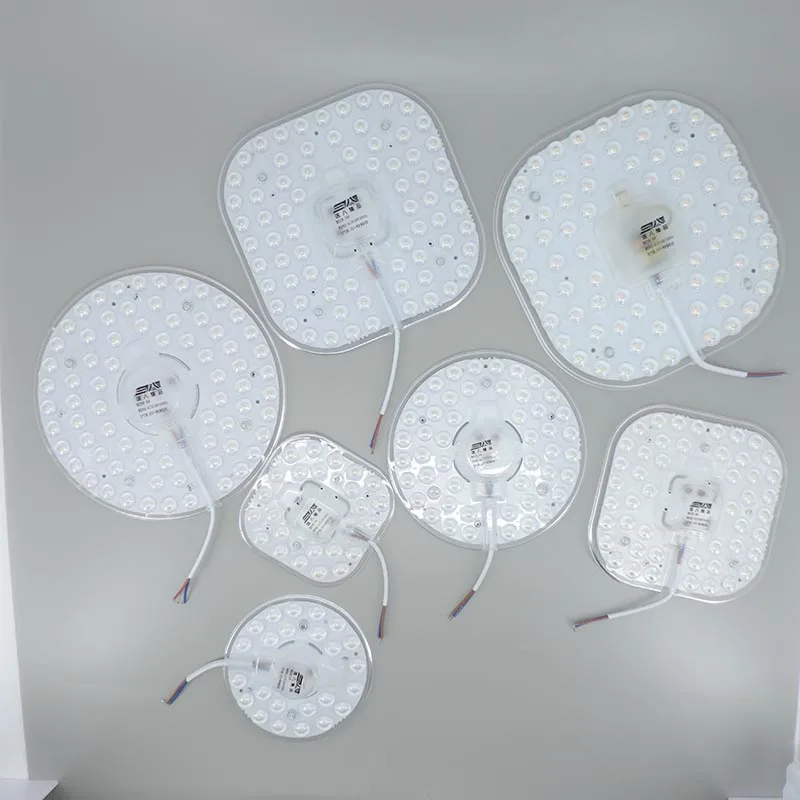 Panel de anillo LED de 12W/24W/36W, luz circular AC220V, tablero de techo LED, tablero de lámpara circular, chip de repuesto de lámpara de techo LED - imagen 2