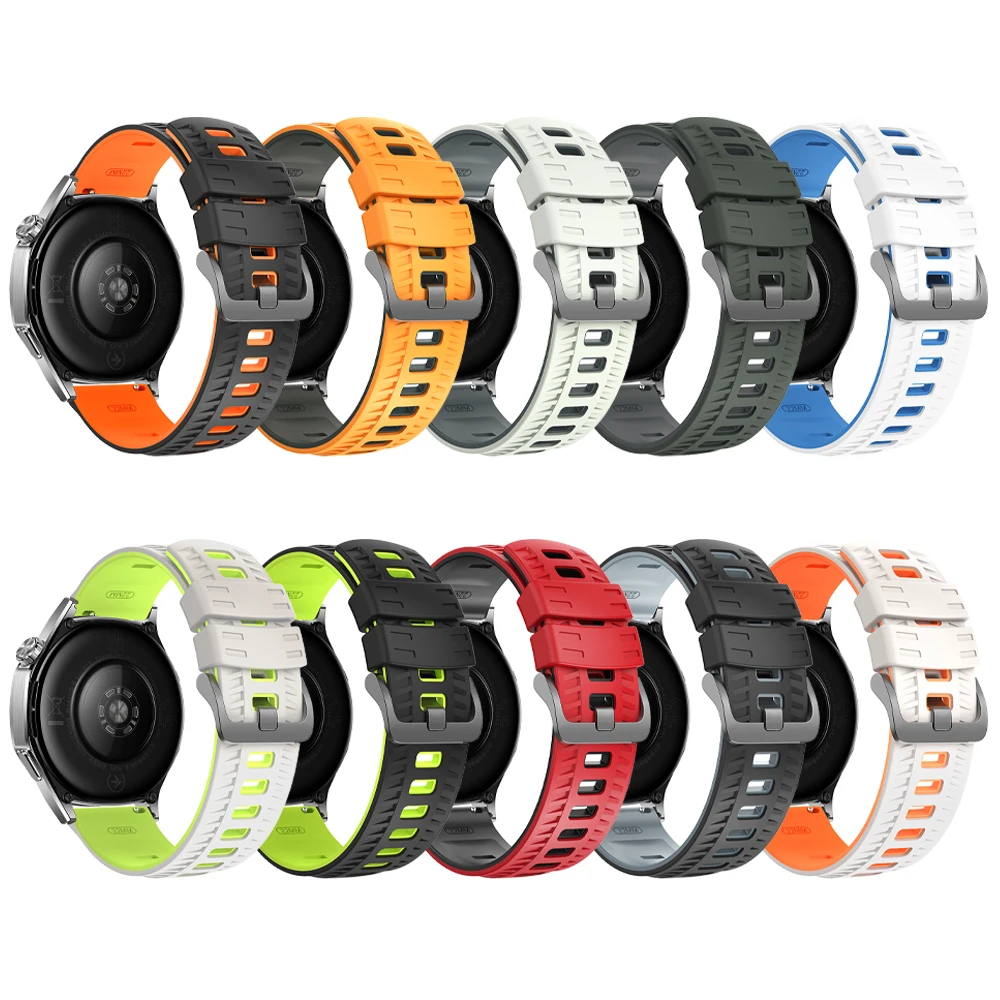 Correa de silicona de 22mm para SUUNTO RACE 2/9 Peak PRO DLC, correas de reloj para SUUNTO RACE RUN/Ocean/VERTICAL/5 PEAK/RACE S - imagen 2
