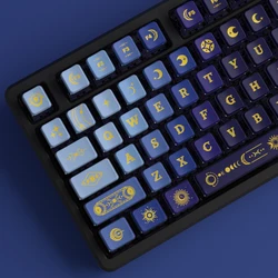 STAR-MOON Teclas mecánicas PBT OEM retroiluminadas tipo pudding