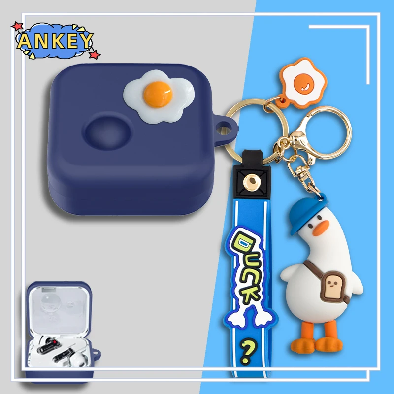 Funda protectora de silicona para auriculares Bluetooth, cubierta bonita de dibujos animados, portátil, para nada, Ear3, Ear2, Ear (R) (a) - imagen 4