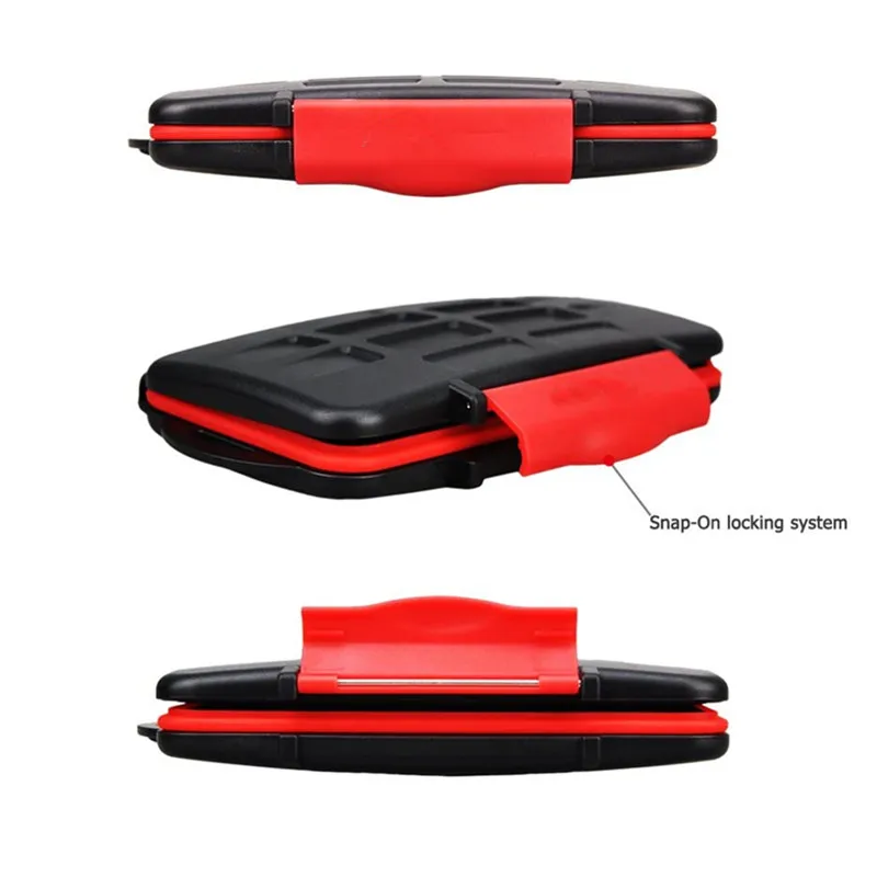 Estuche para tarjetas de memoria, soporte resistente al agua, tarjetero SD súper resistente, caja para tarjetas Micro sd, billetera para juegos ds, 12 Uds. SD/TF - imagen 4