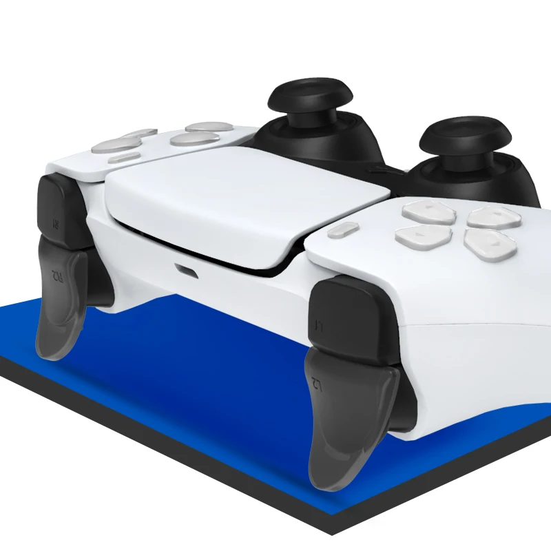 DATA FROG L2 R2 botones extensiones de disparo palo de pulgar para controlador de mando PS5 tapa de empuñaduras de pulgar antideslizante para accesorios de PS5 - imagen 4