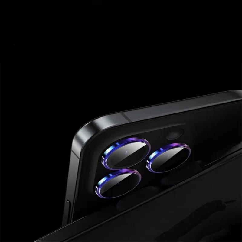 Protector de Metal para lente de cámara de Color original, 2-3 Uds., para IPhone 14, 15 Plus, 15 Pro Max, 16, 12 Pro Max 13, película de vidrio templado para cámara - imagen 2