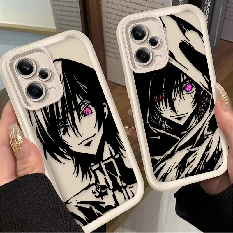 Funda de teléfono de C-CODE G-GEASS de Anime para Redmi Note 13 12 Pro Plus 5G 13 12 Pro 4G5G 11 10 Pro 12S 11S 10S Redmi 13C 12 5G