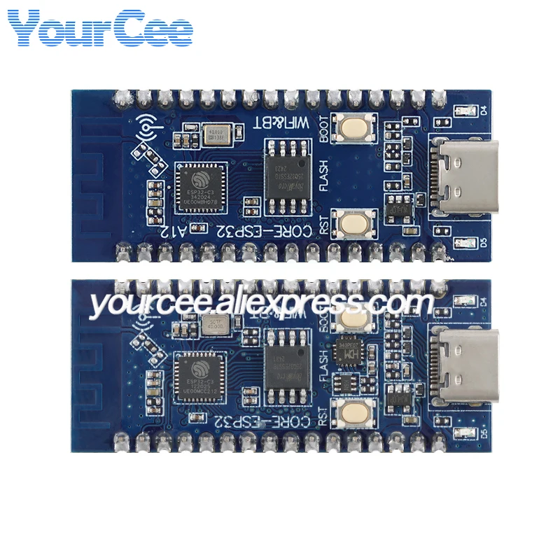 2 uds/1 unidad ESP32-C3 ESP32C3 Wi-Fi programación Ble inalámbrica aprender controlador módulo de placa de desarrollo central 4MB SPI UART 12Bit ADC - imagen 2