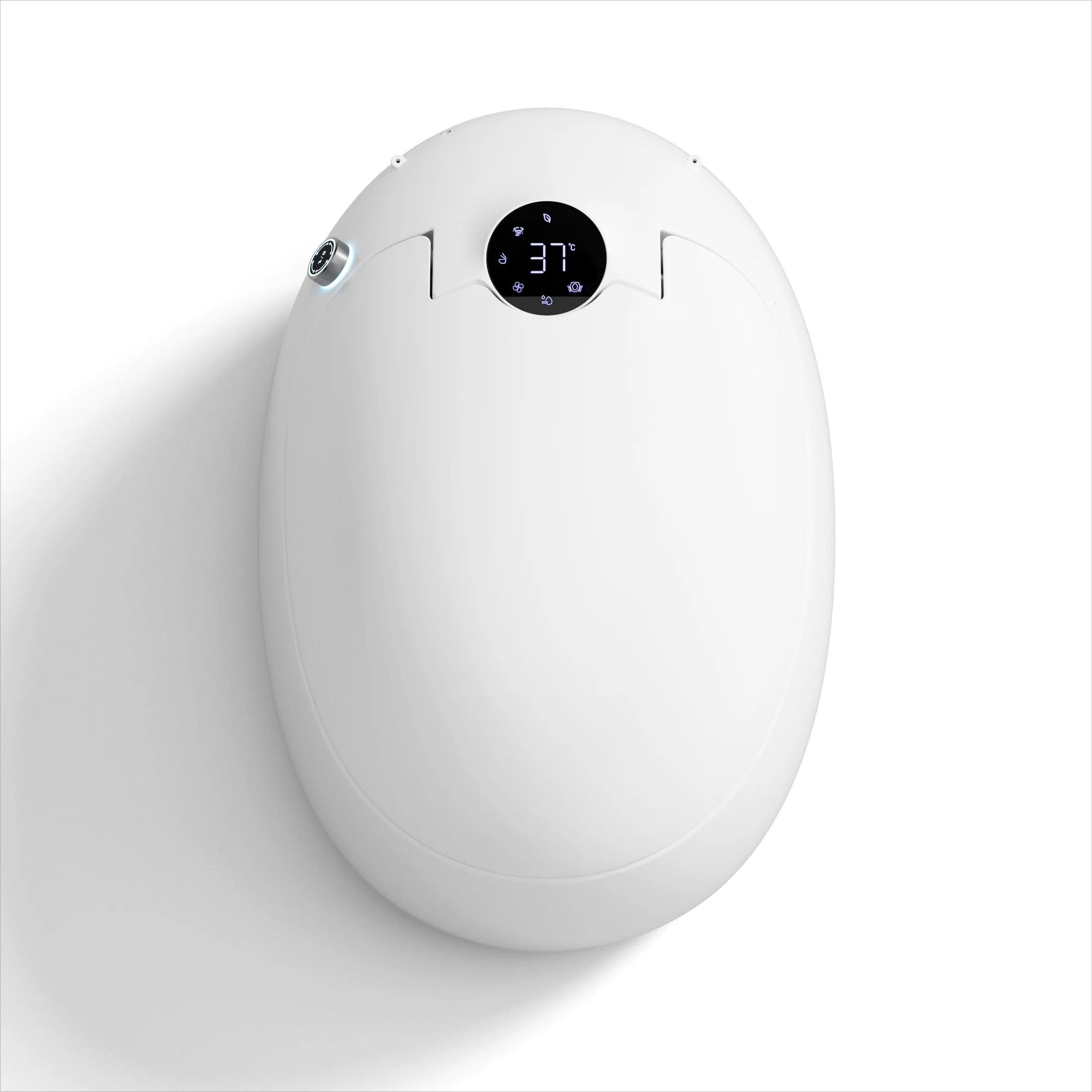 Nuevo diseño de estilo, juego de Wc, baño, WC de lujo, inodoro inteligente con tanque de agua incorporado, inodoro inteligente con forma de huevo - imagen 4