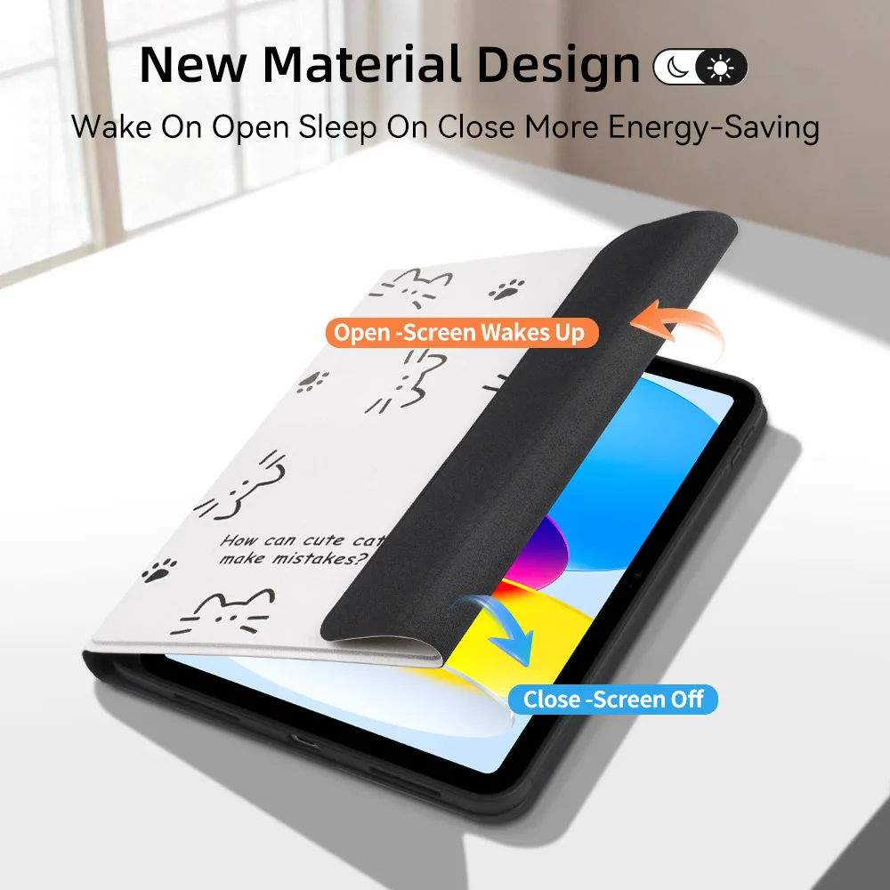 Funda para teclado de tableta para iPad Pro 11 Air 11 13 M2 M3 Air 4 5 10,9 10th 11th A16 7/8/ 9th 10,2 Pro 12,9 11 13 M5 protectora - imagen 2