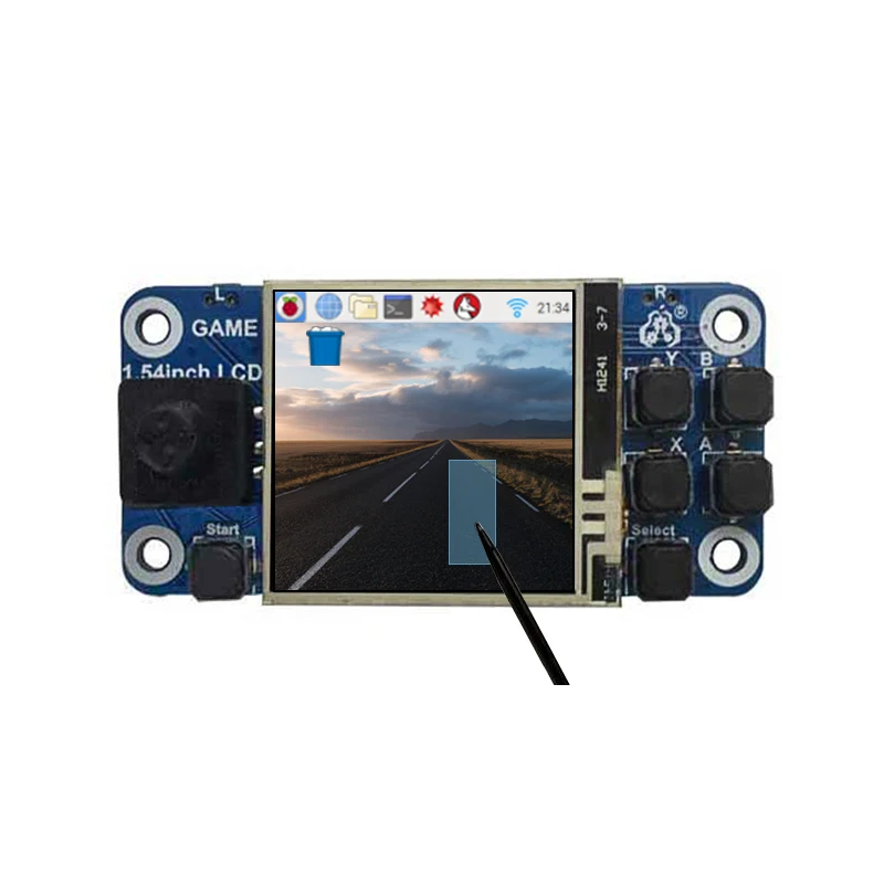 Raspberry Pi-pantalla LCD táctil TFT de 1,54 pulgadas, Mini consola de juegos, pantalla para Raspberry Pi Zero 2 W 3B 4B CM4 - imagen 3