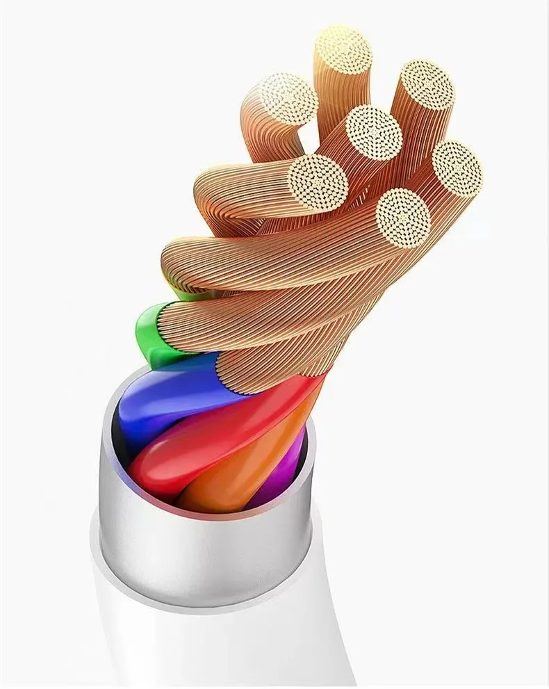 Cable de carga rápida de 0,3 metros 5A Cable USB tipo C Cable de datos USB Línea de carga rápida - imagen 5