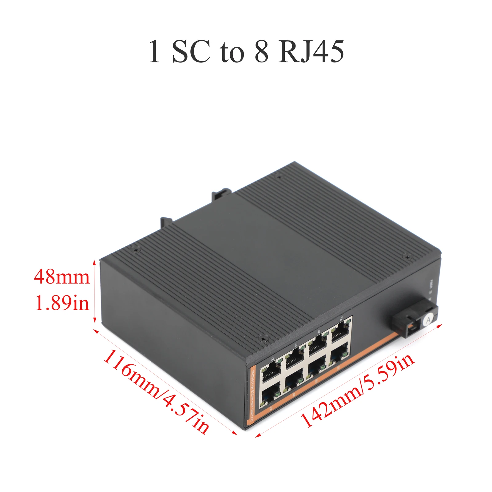 1 SC to 8 RJ45