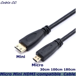 Cable Micro HDMI 1080p 3D a Mini