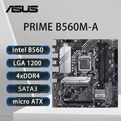 Placa base ASUS PRIME B560M-A LGA 1200 compatible con i9-10900K i7-10700 i5-10600KF i5-10400F i5 10400F CPU DDR4 M.2 RGB HDMI mATX