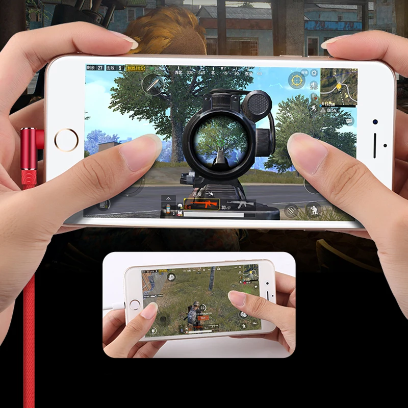 Cable cargador USB C tipo C de 1m, 2m, 3m, 90 ángulos, para Samsung, Huawei, Xiaomi, USB-C, USBC, tipo C, Cable de datos de carga rápida larga - imagen 3