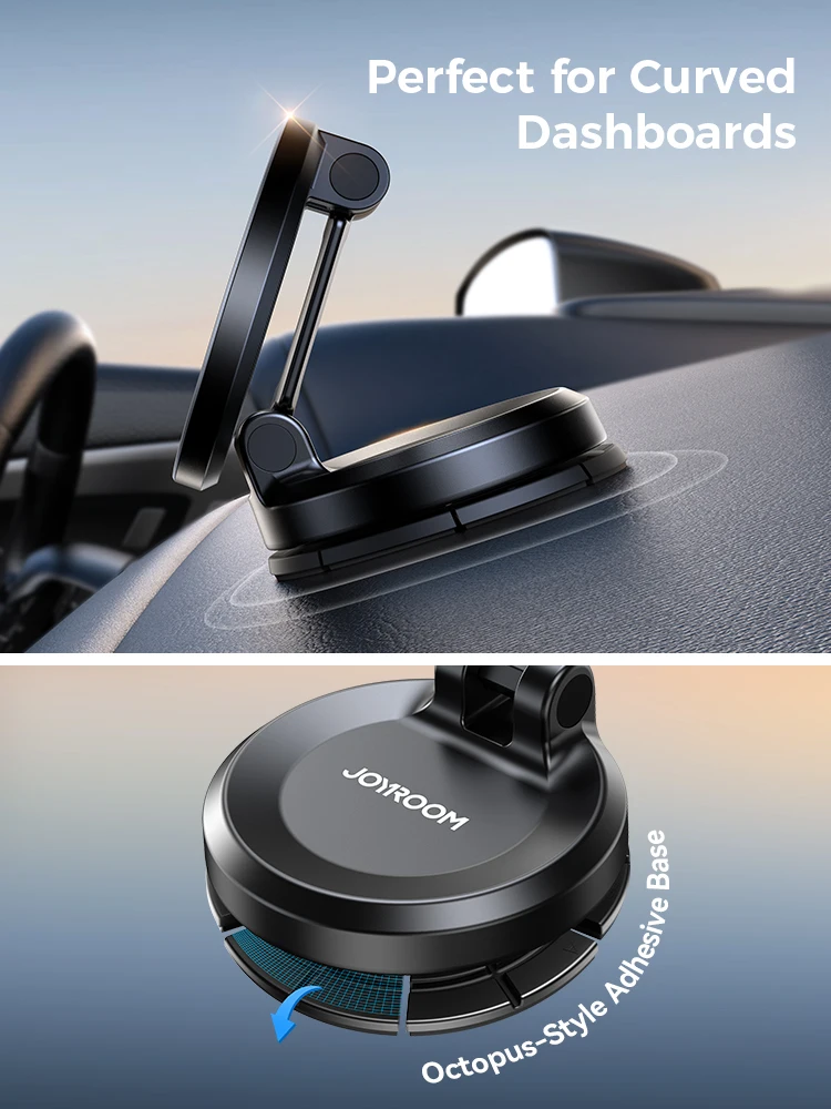 Joryoom soporte magnético para teléfono de coche soporte plegable Universal fuerte para teléfono para coche para iPhone 16 15 14 13 12 Pro Max JR-ZS505 - imagen 5