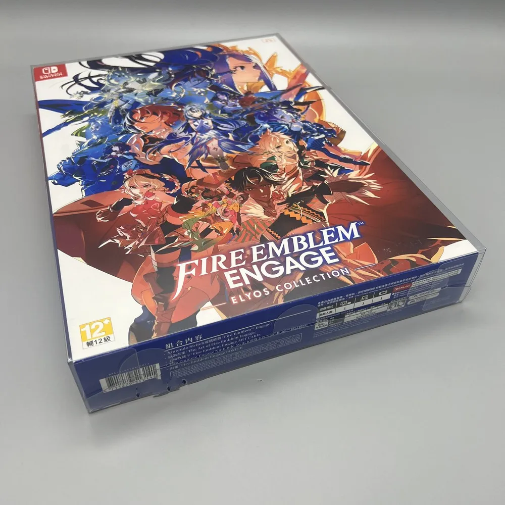 Protector de caja transparente para Nintendo Switch/NS/Fire Emblem Engage/JPN, Cajas de colección, carcasa de juego de almacenamiento TEP, vitrina transparente - imagen 3