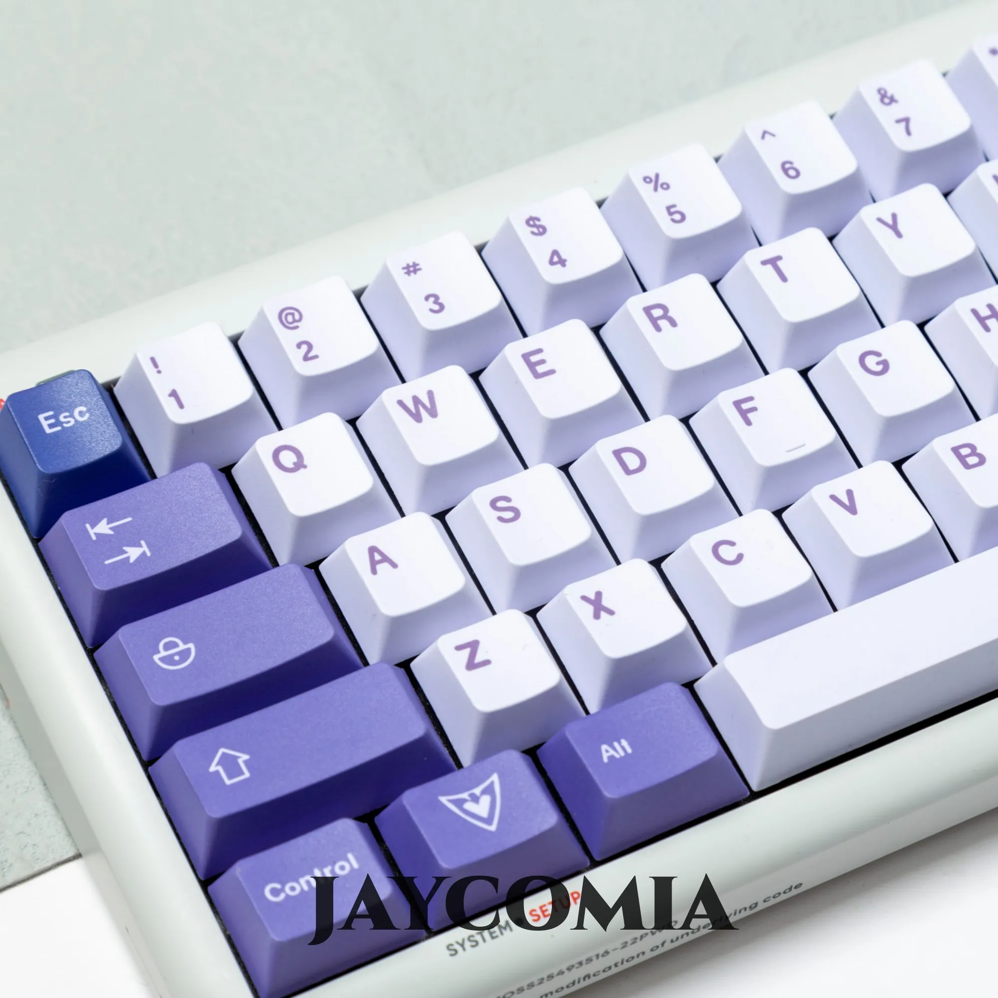 Teclas Cherry PBT Dye Sub para teclado mecánico, 145 teclas, juego de juegos Frost Witch Emilia, teclas púrpuras, teclas Mx Switch DIY