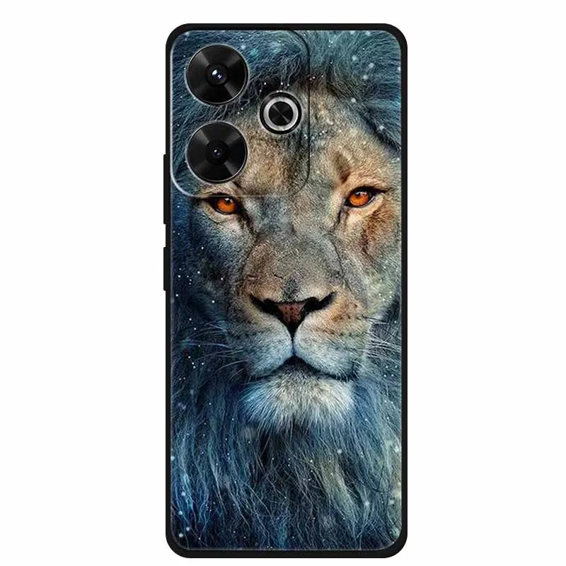 Para Poco M6 4G funda Original TPU suave funda trasera de silicona fundas de teléfono para Xiaomi PocoM6 4G Protector flores Parachoques - imagen 2