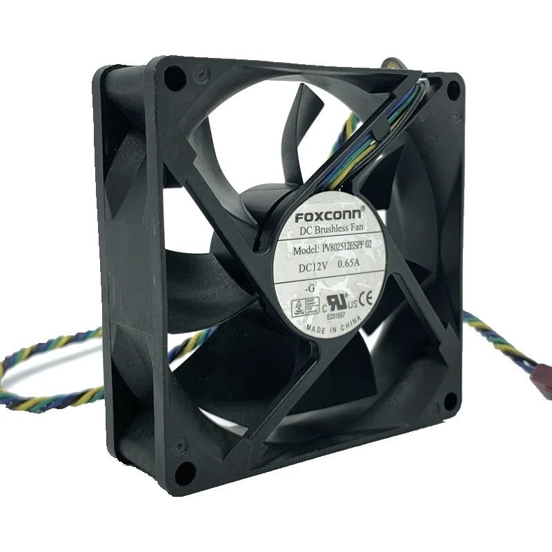 PV 802512 ESPF PVA092J12M PVA080G12R para Foxconn ventilador de refrigeración PWM de 4 cables 8cm