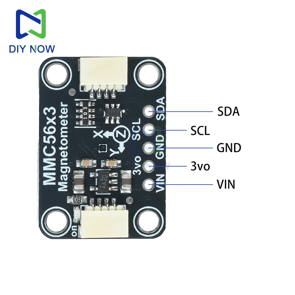 Módulo MMC5603, módulo magnetómetro de tres ejes de alta precisión, Compatible con interfaz STEMMA QT/Qwiic, desmagnetización automática - imagen 2