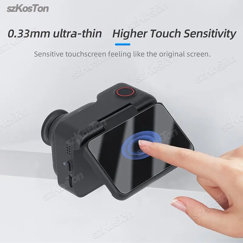  Verre trempé de qualité supérieure pour Insta 360 Go Ultra, protecteur d'écran, Film anti-rayures, Protection d'objectif de caméra, ensemble d'accessoires en verre - imagen 4