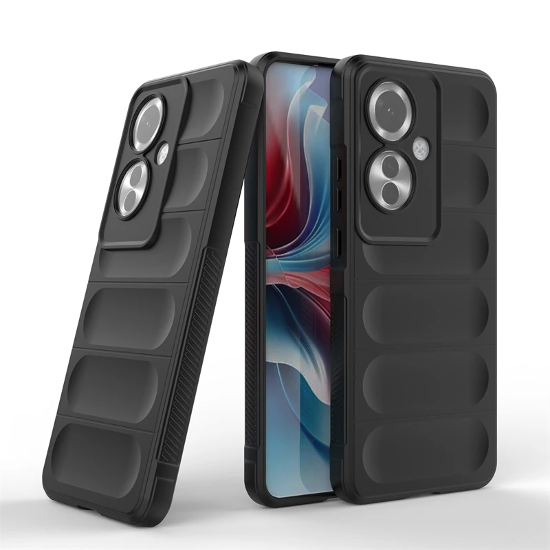 Funda de silicona a prueba de golpes para OPPO Reno 11 F, carcasa protectora de goma TPU, anticaída, Reno 11F Pro - imagen 4