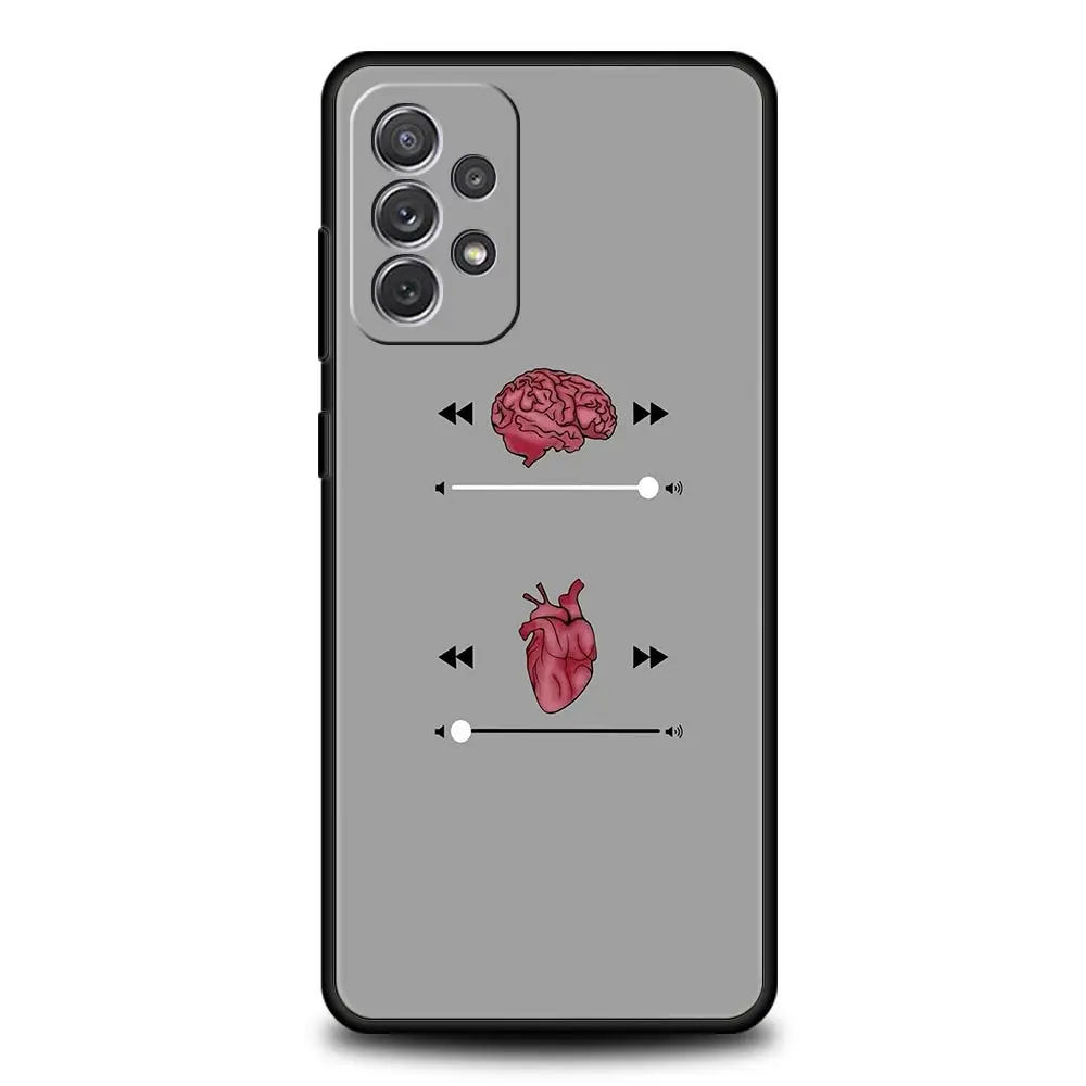Funda de teléfono médica con corazón creativo para Samsung A51 A71 A21S A17 A11 A15 A25 A23 A33 A53 A73 A07 A03S A05S A13 A35 A55 5G - imagen 2