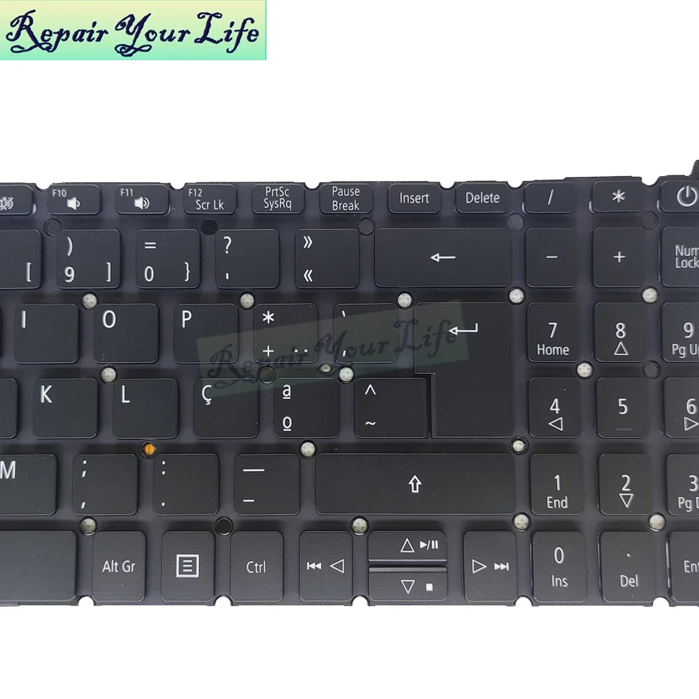 PT-BR teclado retroiluminado portugués brasileño para Acer Swift 3 SF315-52 SF315-51 51G N17P4 A515-52 53 A515-54 A515-45 SV5P-A72BWL - imagen 2