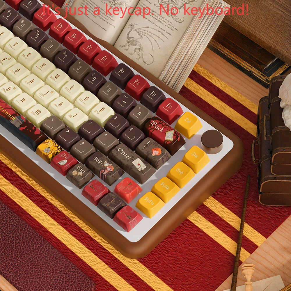 Teclas Gryffindor 158 teclas PBT Cherry MDA Lion y The Maiden para teclado mecánico Mx Gateron Kailh Switch ISO - imagen 5