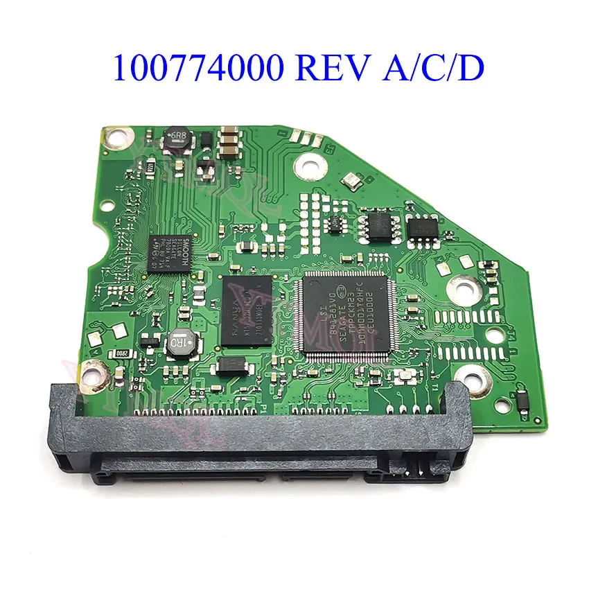 1 placa lógica Seagate HDD PCB. 100774000   Conector SATA REV A C D ST1000DM003