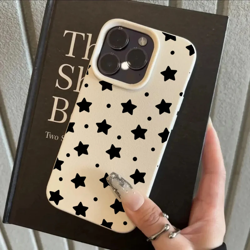 Funda de Silicona Negra con Estrellas para Redmi Note 14 Pro 4G, Compatible con Xiaomi Redmi Note 10 11 13 12 14 Pro Plus 5G 13C 14C 15C 4G INS - imagen 5