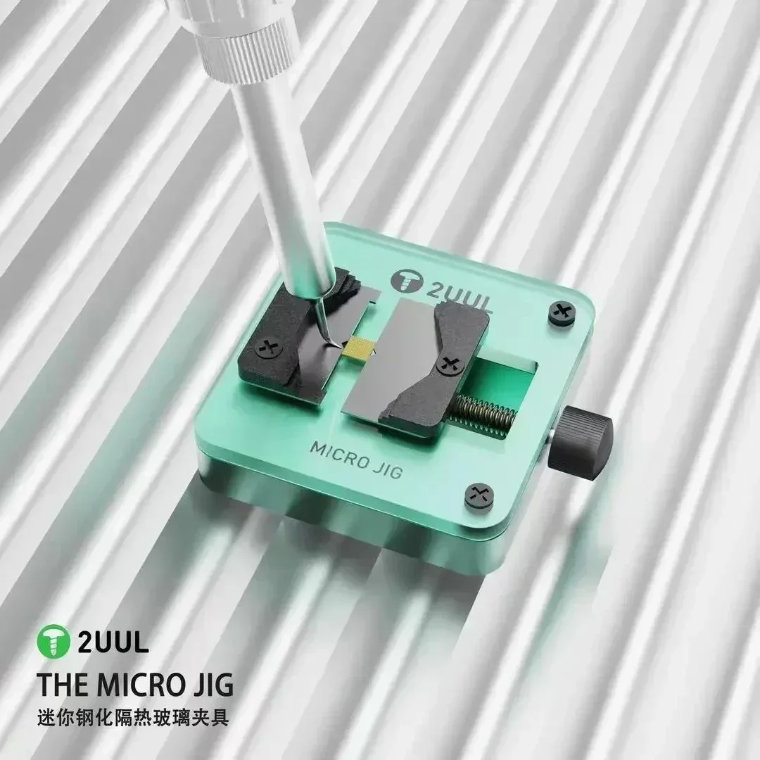 2UUL BH03 BH04 The One Jig para reparación de teléfonos móviles Chip de placa base CPU IC soporte de plantación de estaño abrazadera de vidrio de aislamiento térmico - imagen 5
