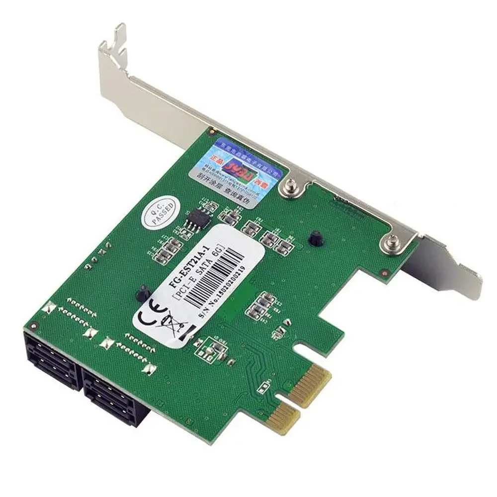 Tarjeta controladora PCIe a 4 puertos interna SATA3.0 de 6 Gb 88SE9215 Chipset Marvell - imagen 5