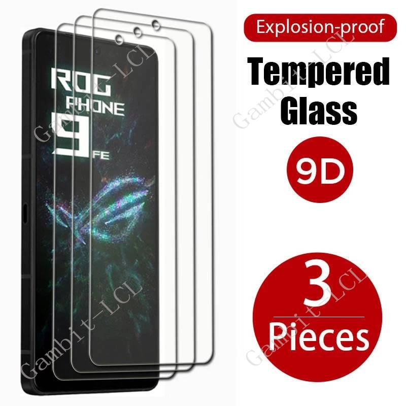 3 uds vidrio templado protector para ASUS ROG Phone 9 FE ROGPhone9Pro Phone9Pro Phone9 9 Pro 9FE película protectora de pantalla