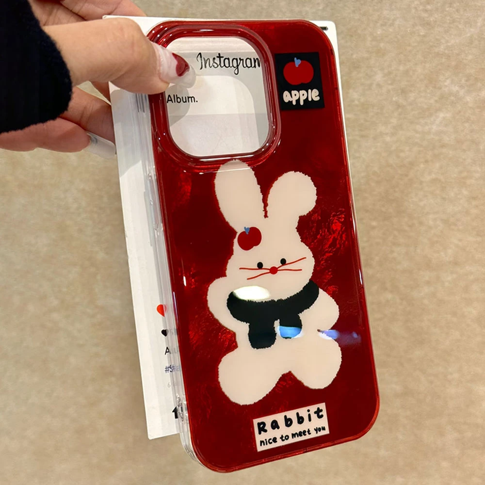 Funda de teléfono con patrón de vórtice de conejo Kawaii para Xiaomi Redmi Note 15 14 13 12 11 11S 10 10S 9 Pro 9A 13C 14C A3 A3X 9C A1 A2 - imagen 3