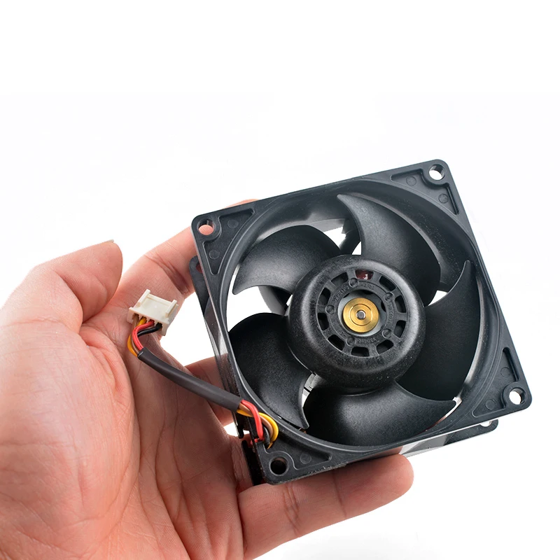9GA0812P1H701 ventilador de 8cm 80mm 80x80x32mm DC12V 0.60A ventilador de refrigeración de alta velocidad con doble rodamiento de bolas de 4 pines para gabinetes de servidor - imagen 5