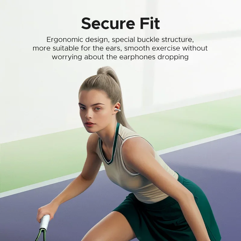 UGREEN HiTune S5 TWS auriculares con Clip de oreja abierta auriculares inalámbricos Bluetooth auriculares deportivos con micrófono con ganchos para la oreja para música de juegos - imagen 4