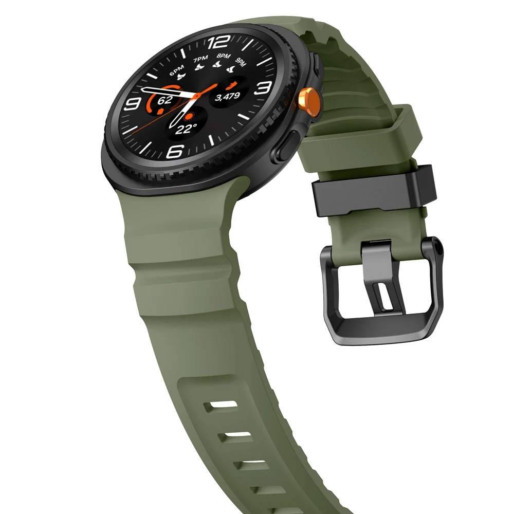 Correa deportiva de silicona sin huecos para Samsung Galaxy Watch 8, 40mm, 44mm, para Samsung Watch8, pulsera clásica de 46mm - imagen 4