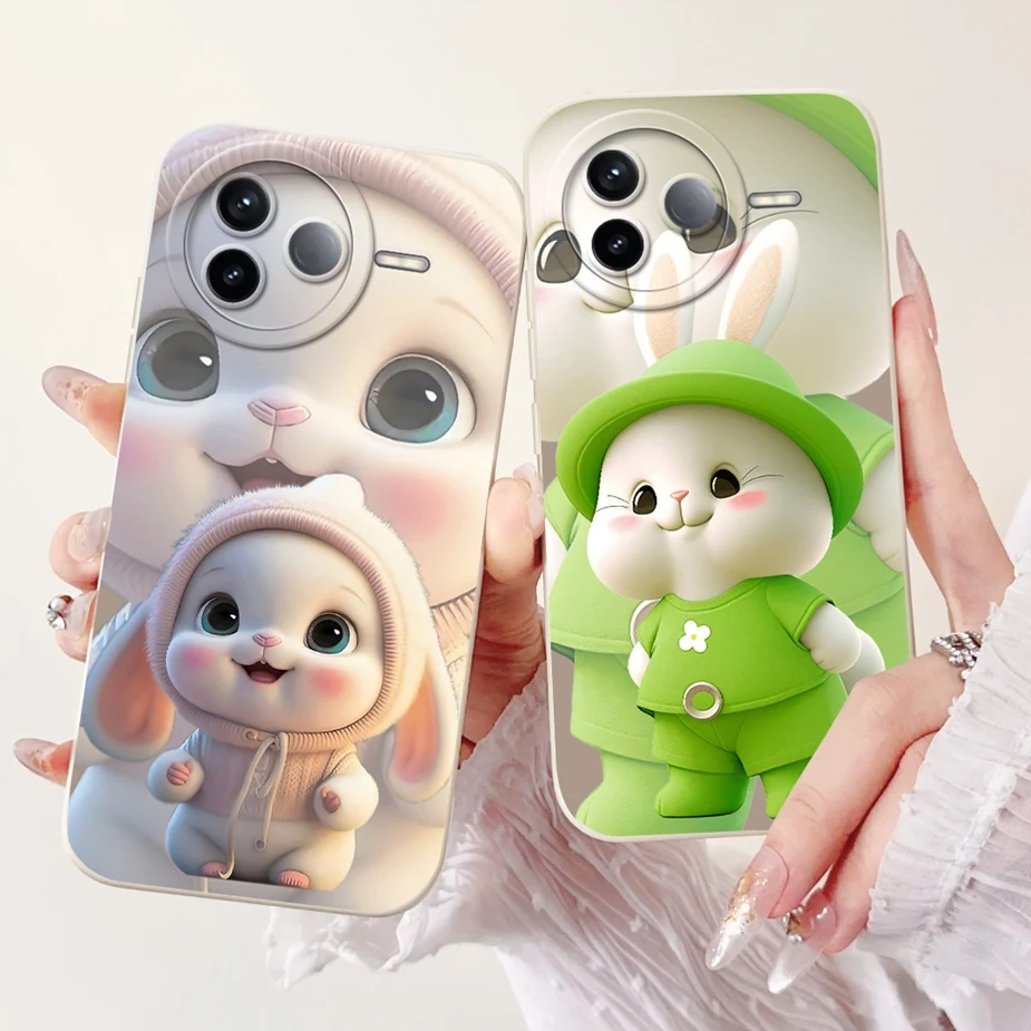 Para Xiaomi Poco F7 Pro Ultra 5G funda bonita de dibujos animados de gato funda de teléfono a prueba de golpes para Xiaomi Poco F7 Ultra PocoF7 Pro carcasa suave - imagen 3