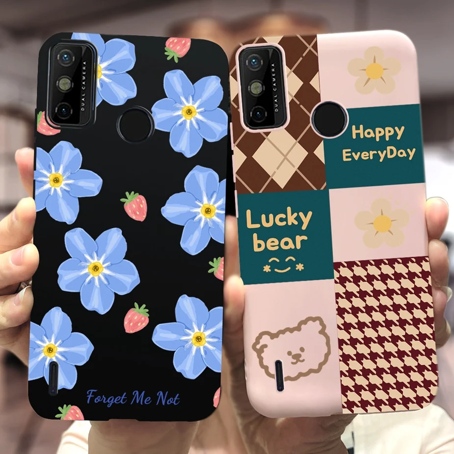 Funda de silicona blanda para teléfono Tecno Spark 6 Go, carcasa trasera pintada con arte de lujo, KE5j, KE5k, 2020 - imagen 4