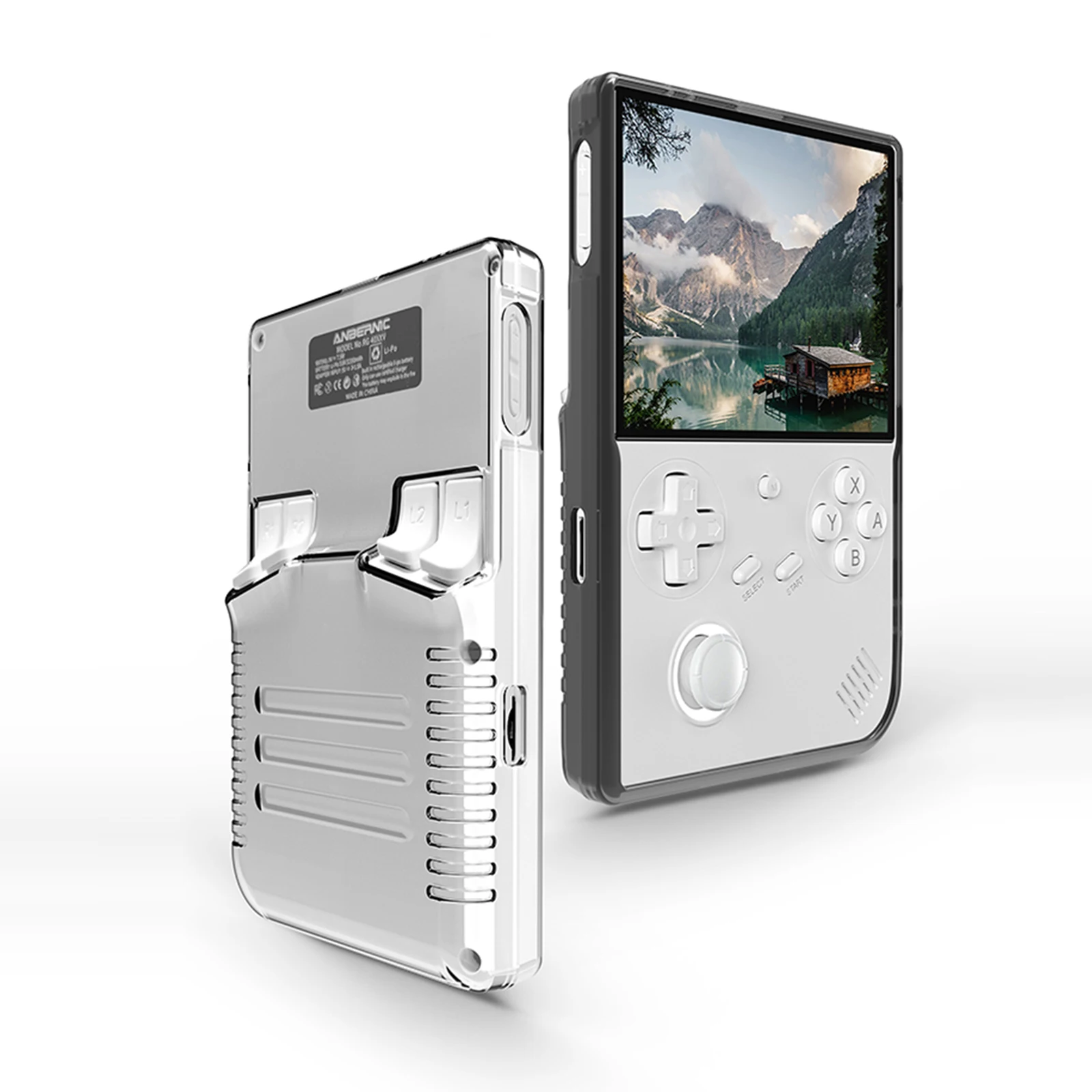 Funda transparente de TPU para consola ANBERNIC RG40XXV, funda protectora antiarañazos, caja de almacenamiento anticaída, funda protectora - imagen 3