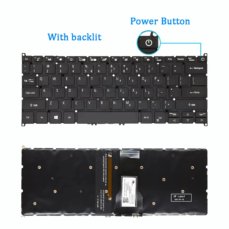Teclado ORIGINAL para ordenador portátil ACER, nuevo, para ACER A514-52G, N19H2, N20C4, N20C12, N16C4, N19P1, SF314-511 - imagen 4