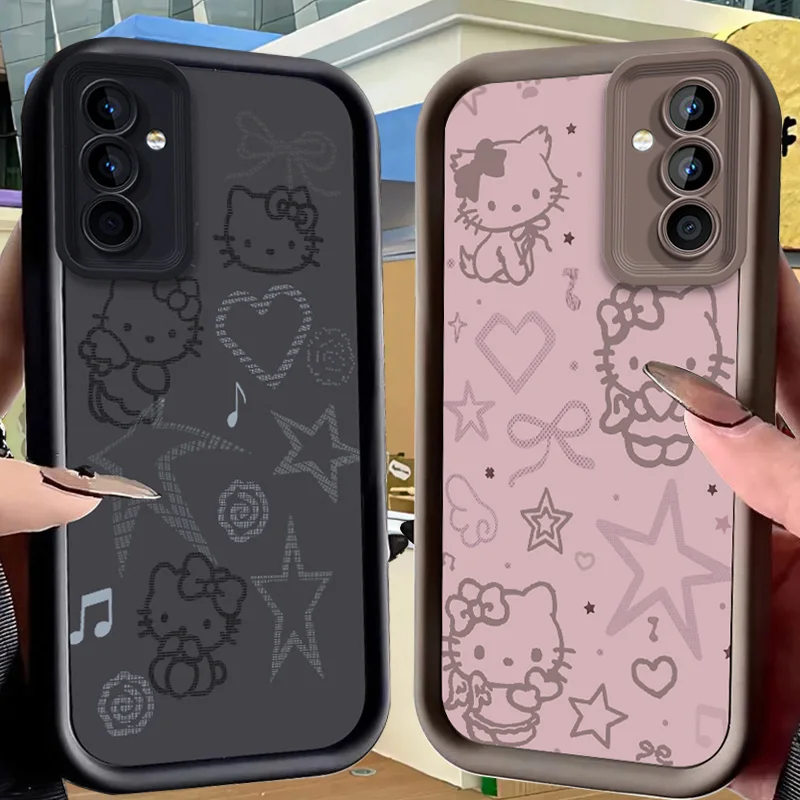Funda Hello Kitty para Samsung Galaxy A53 A50 A50S A36 5G A35 A34 A33 A32 A30 A26 A24 A23 A22 A20 A16 A15 A14 A13 A12 4G A06