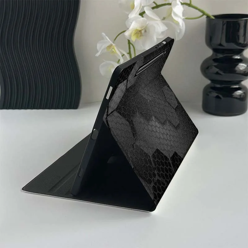 Patrón de grafito Hexagonal para Samsung Galaxy Tab S7 S8 S9 S10 11 12,4 13,1 FE Plus Lite pulgadas funda para tableta - imagen 2