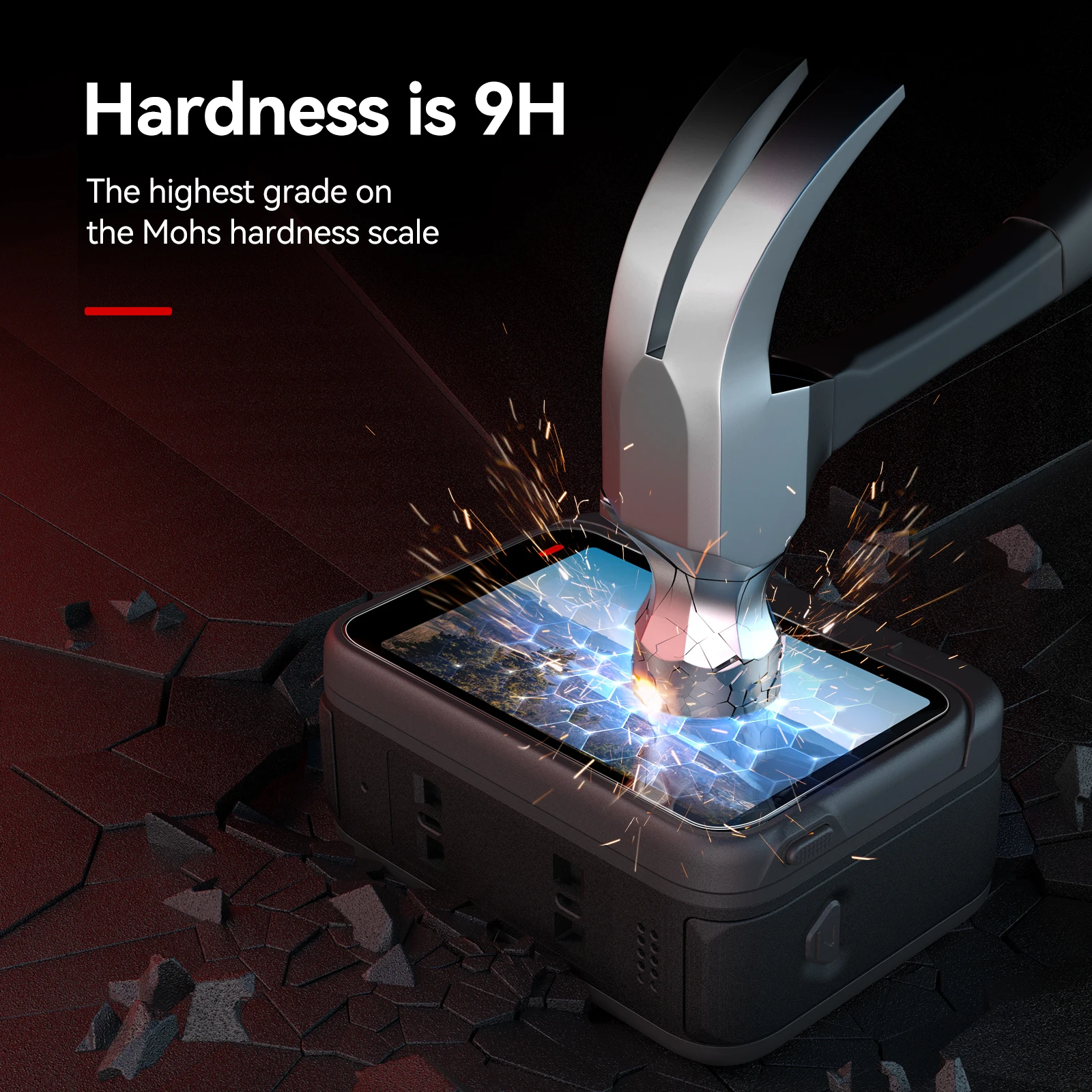 TELESIN película templada para Insta360 Ace Pro 2 Protector de pantalla lente vidrio Protector a prueba de polvo para acción 5Pro HD película templada - imagen 4