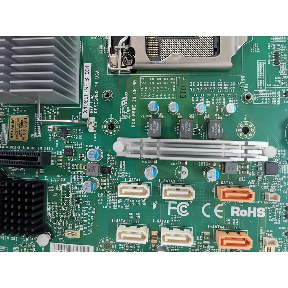 Placa base de servidor X10SLH-N6-ST031 para Supermicro X540-T2 C226 DDR3 compatible con E3-12XX V3 de alta calidad - imagen 3
